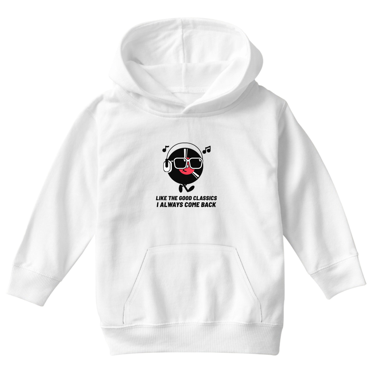 Like a good classic I always come back Kids Hoodie | White