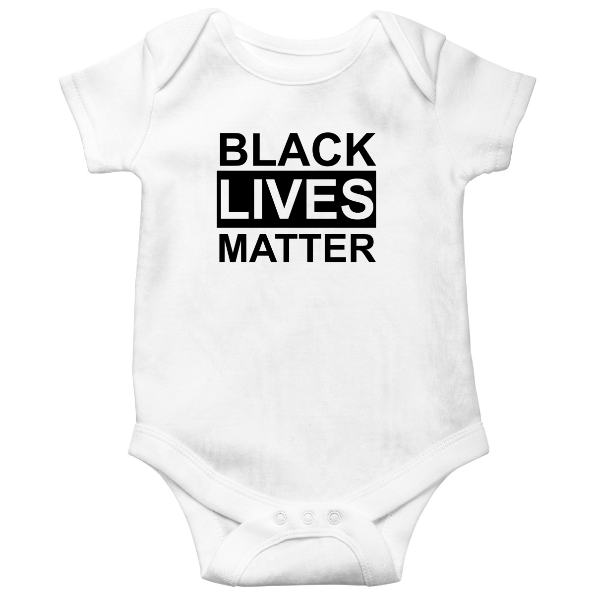 Black Lives Matter Baby Bodysuits | White