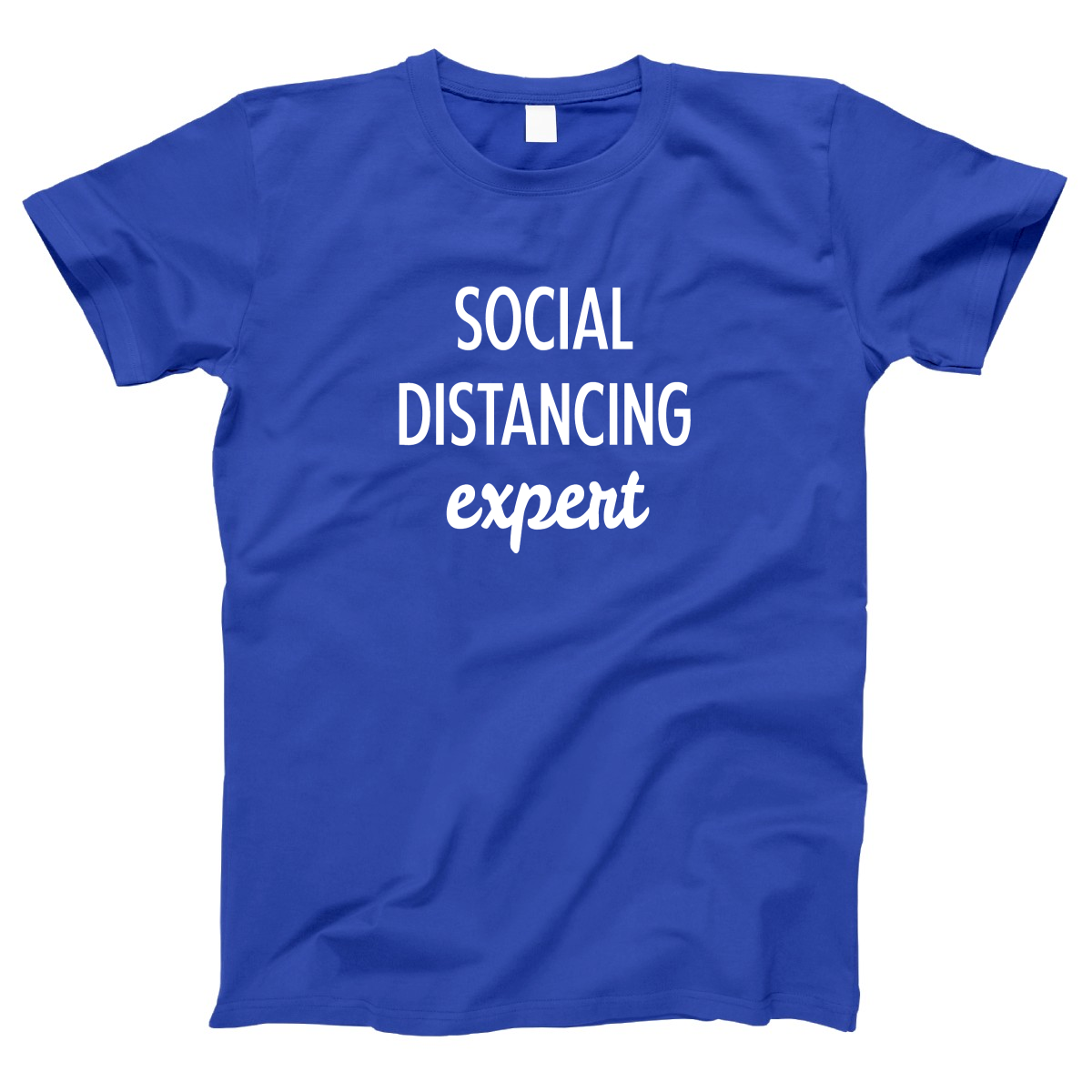 Social Distancing Expert Women's T-shirt | Blue