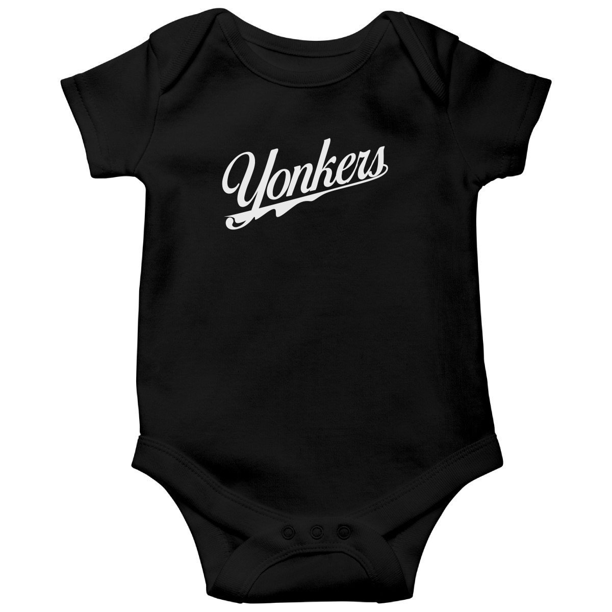Yonkers Baby Bodysuit | Black