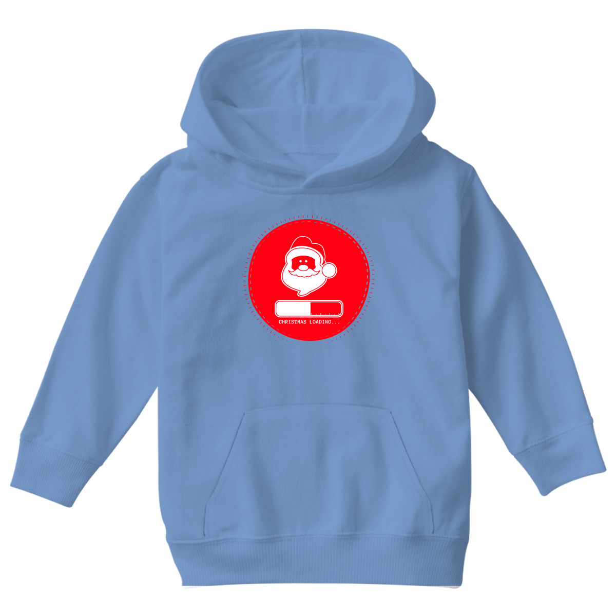 Christmas Loading Kids Hoodie | Blue