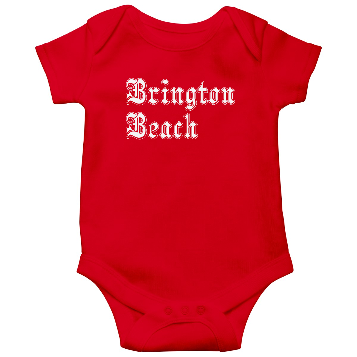 Brighton Beach Gothic Represent Baby Bodysuits | Red