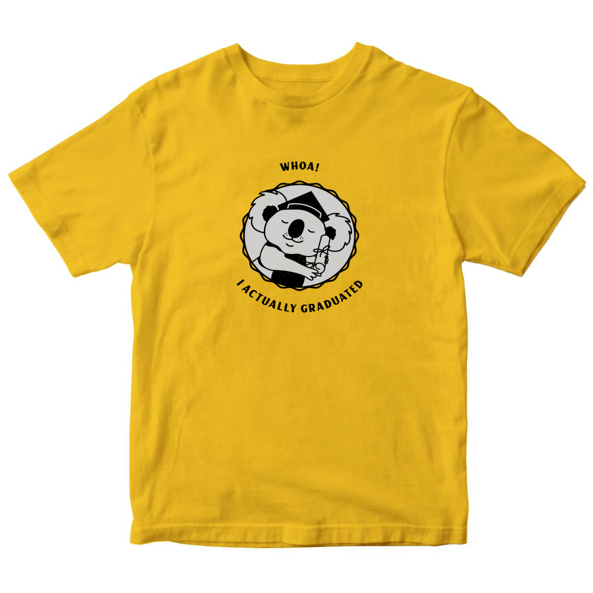 School-4 Kids T-shirt | Yellow