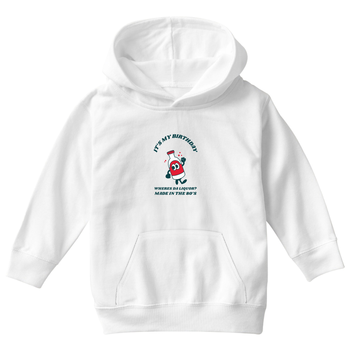 It is my birthday Kids Hoodie | White