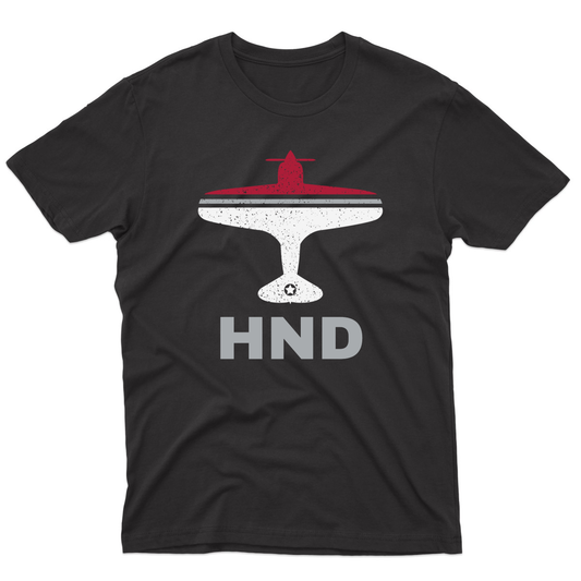 Fly Tokyo HND Airport  Men's T-shirt | Black