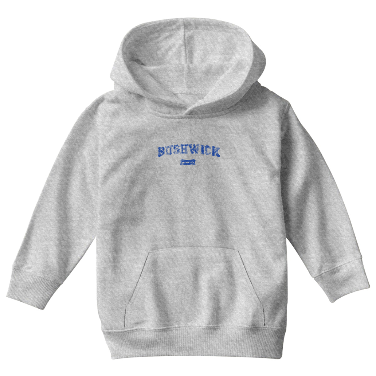 Bushwick Brooklyn Kids Hoodie | Gray