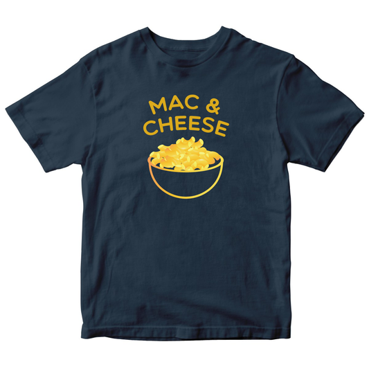 Bowl of Mac and Cheese Kids T-shirt | Navy