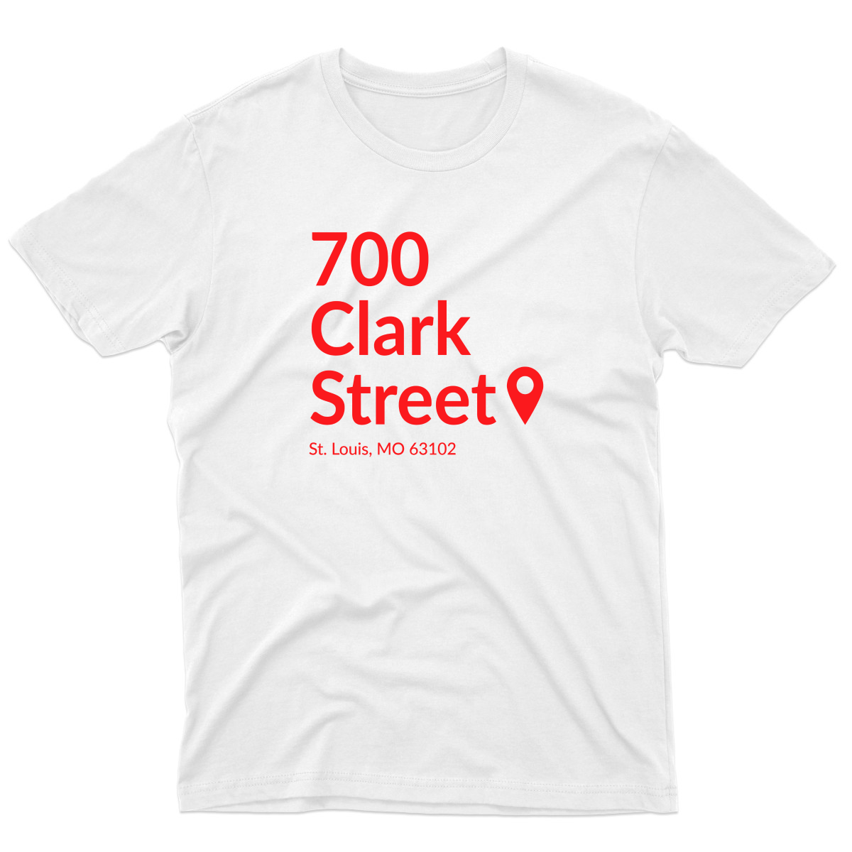 St. Louis Baseball Stadium Men's T-shirt | White