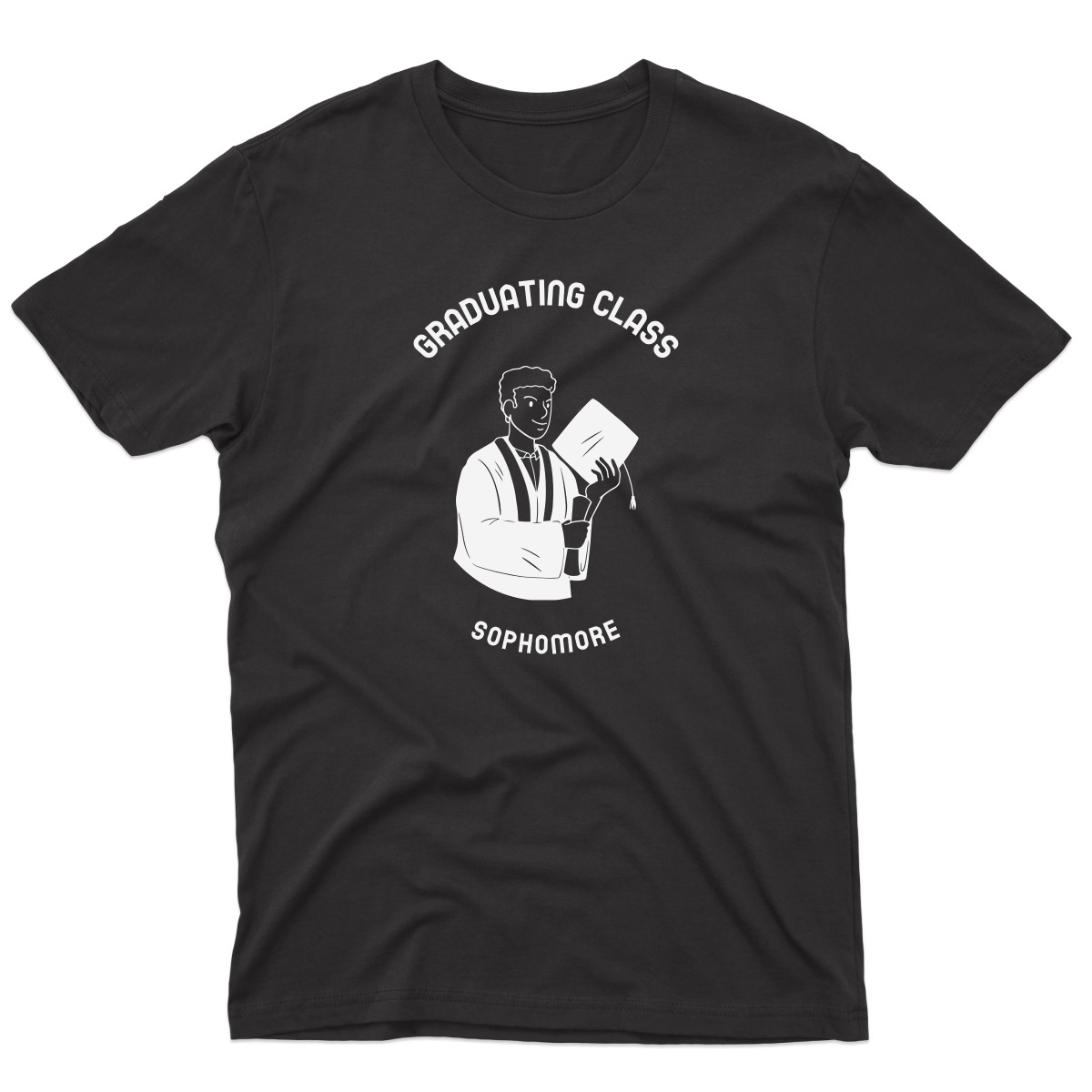 Graduating Class Sophomore Men's T-shirt | Black