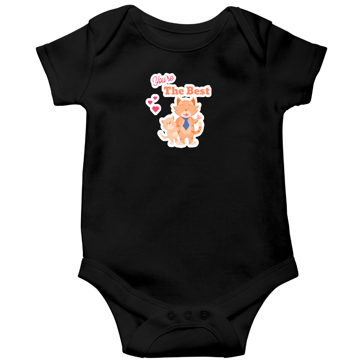 You are the Best Baby Bodysuits | Black