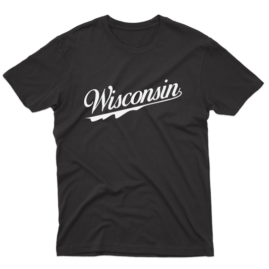 Wisconsin Men's T-shirt | Black
