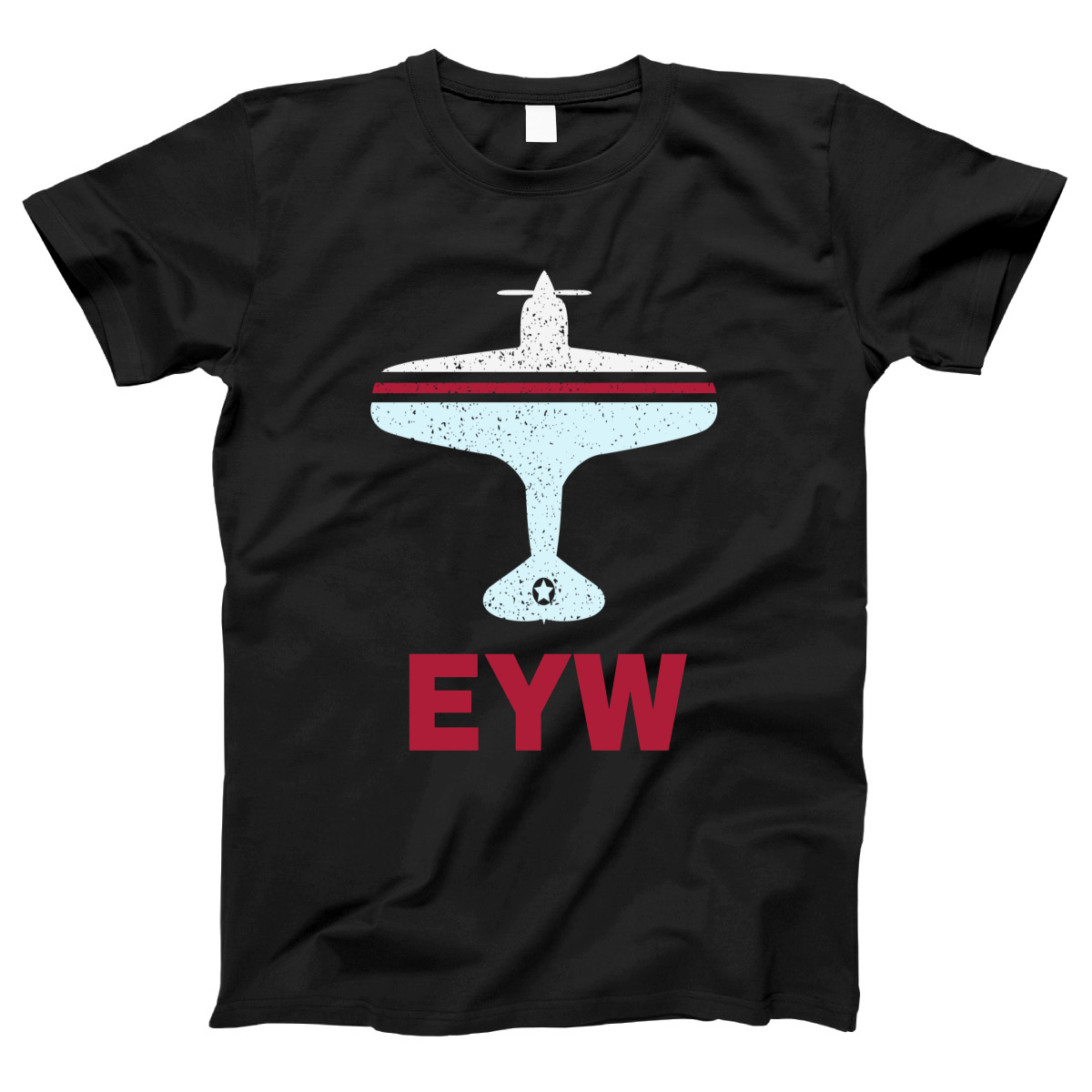 Fly Key West EYW Airport Women's T-shirt | Black