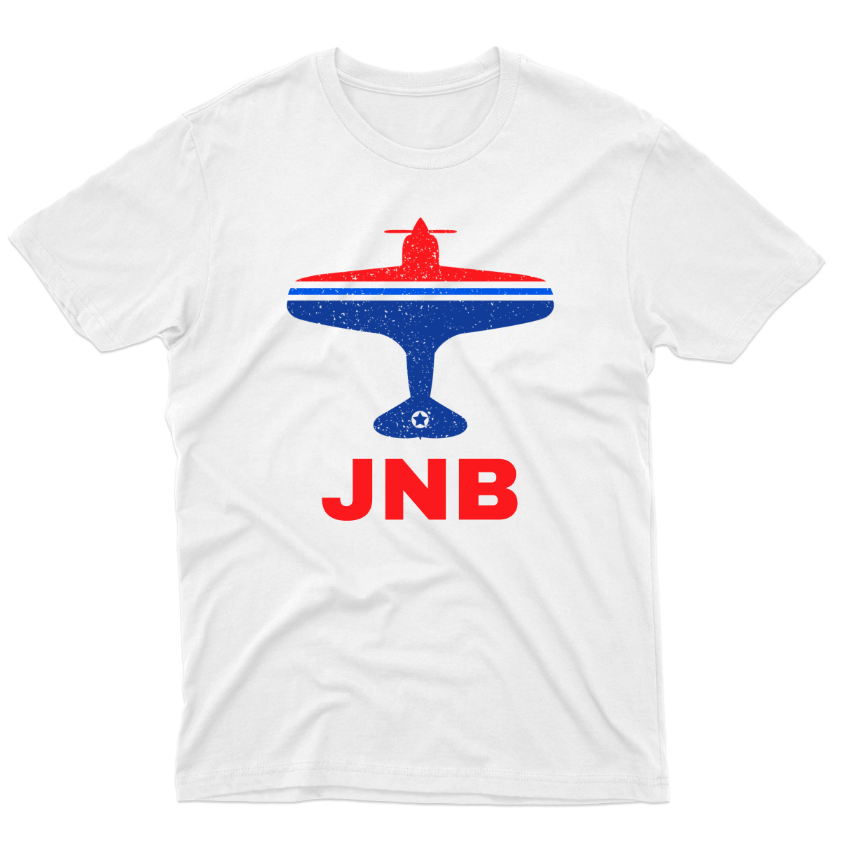 Fly Johannesburg JNB Airport Men's T-shirt | White