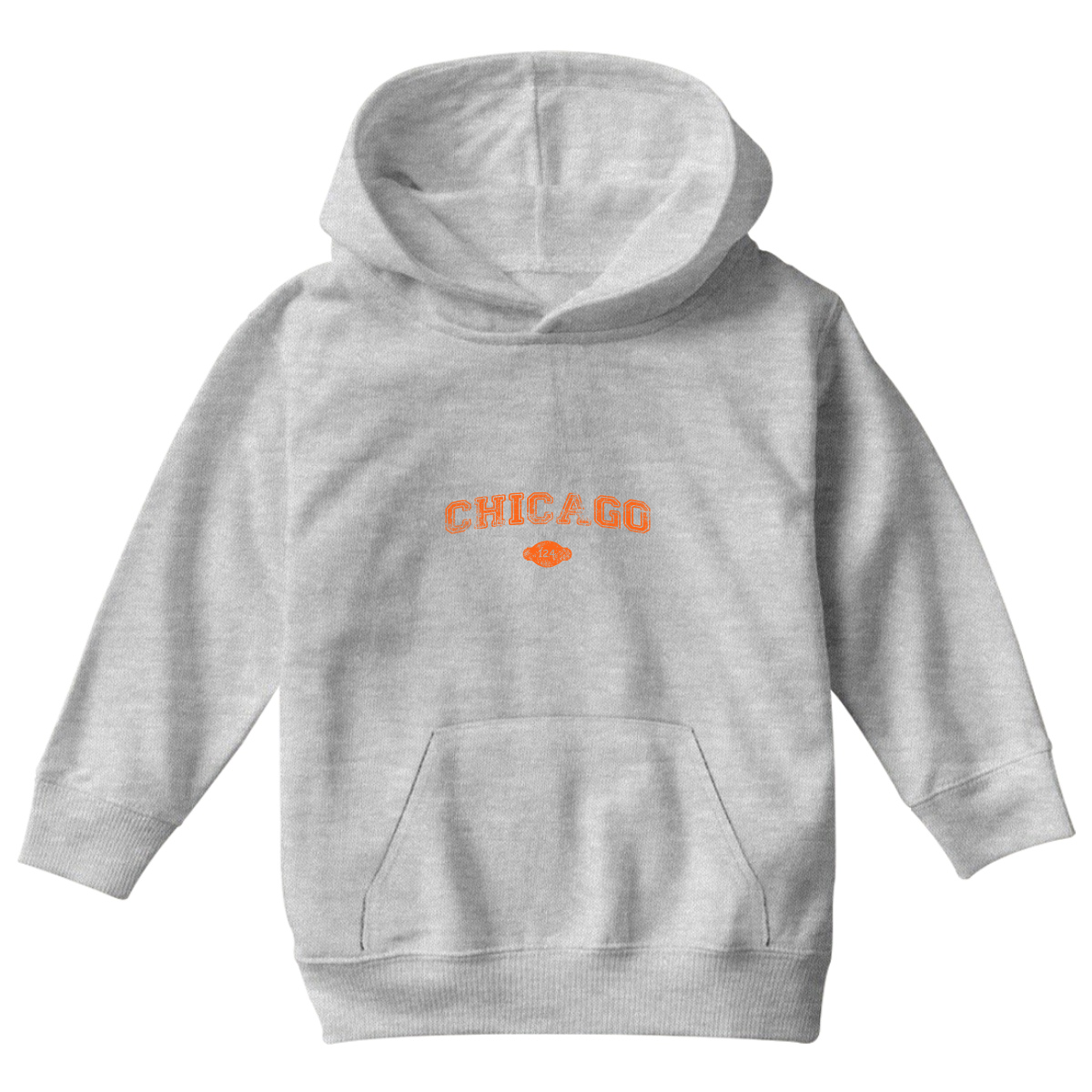 Chicago 1837 Represent Kids Hoodie | Gray
