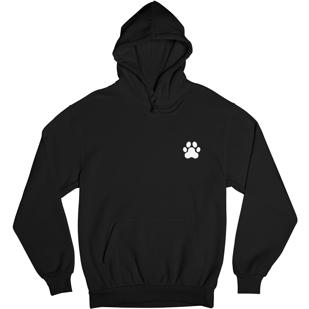 Paw Unisex Hoodie | Black