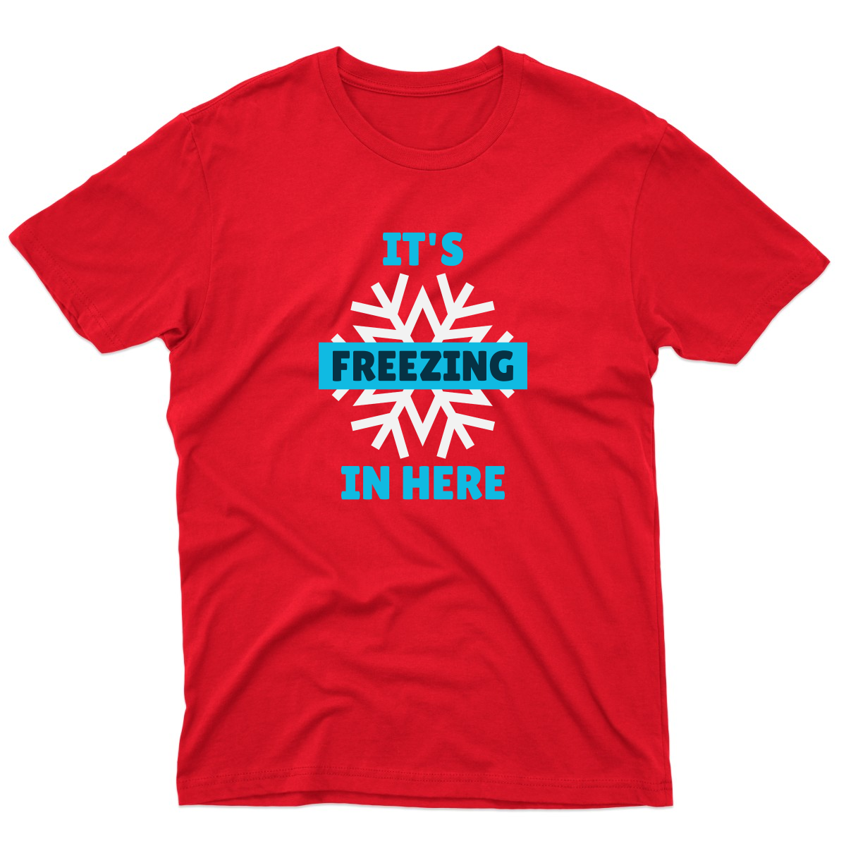 It's Freezing In Here! Men's T-shirt | Red