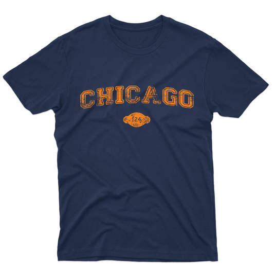 Chicago 1837 Represent Men's T-shirt | Navy