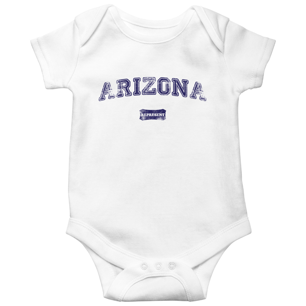 Arizona Represent Baby Bodysuits | White
