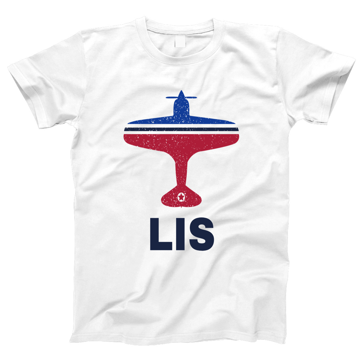 Fly Lisbon LIS Airport Women's T-shirt | White