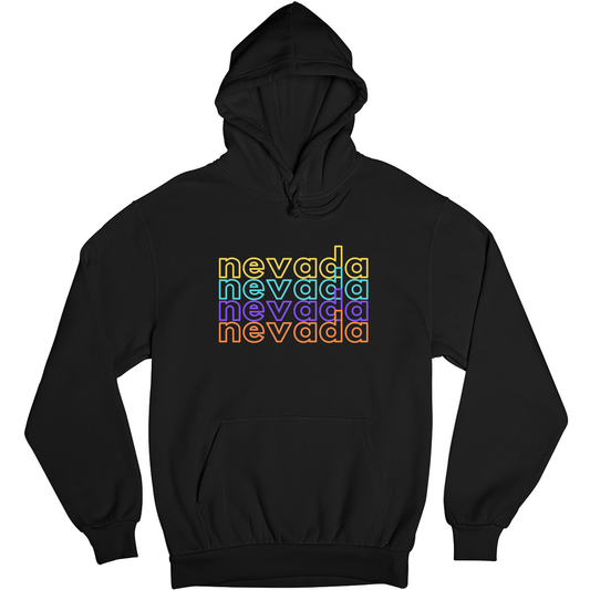 Nevada Unisex Hoodie | Black