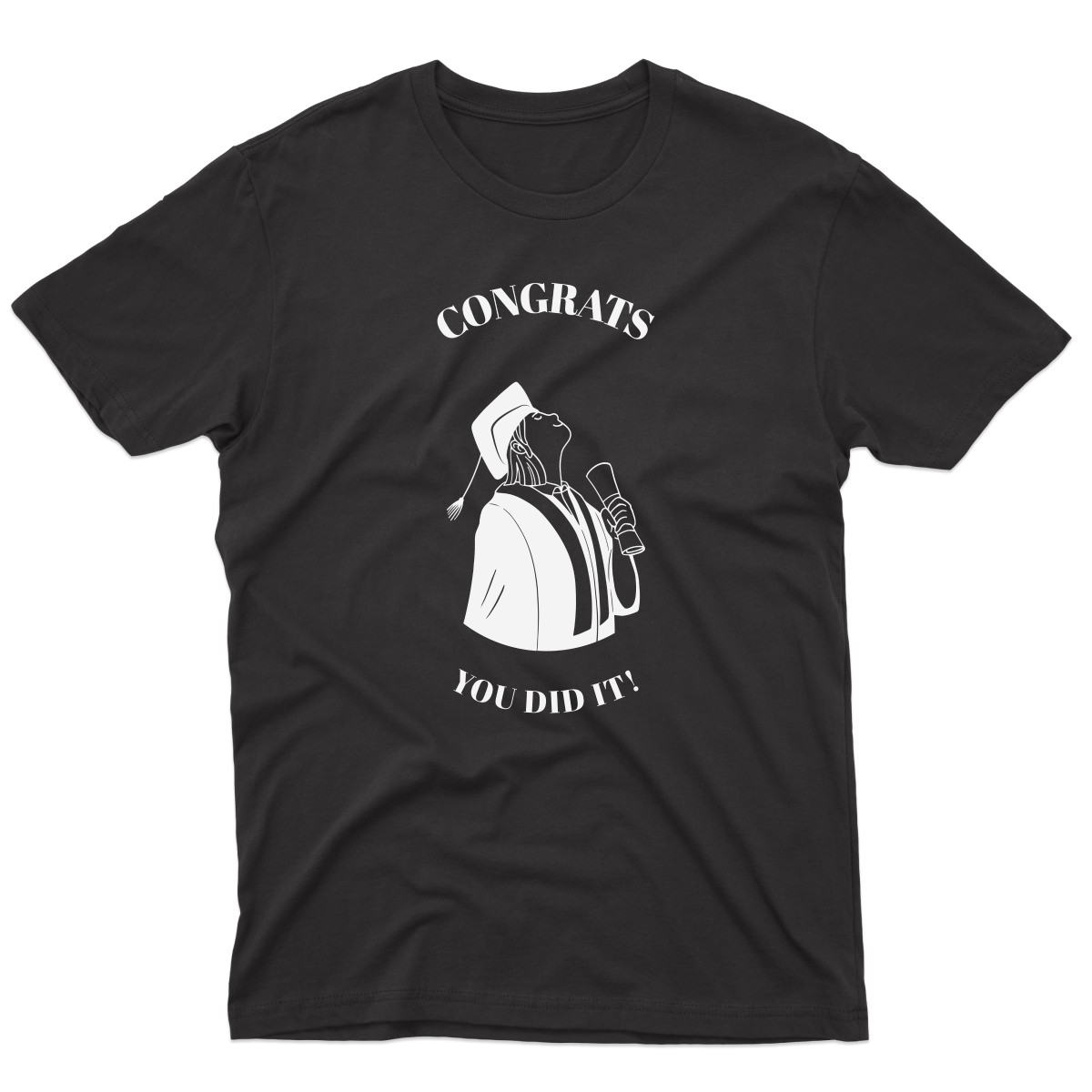 Congrats You Did It! Men's T-shirt | Black