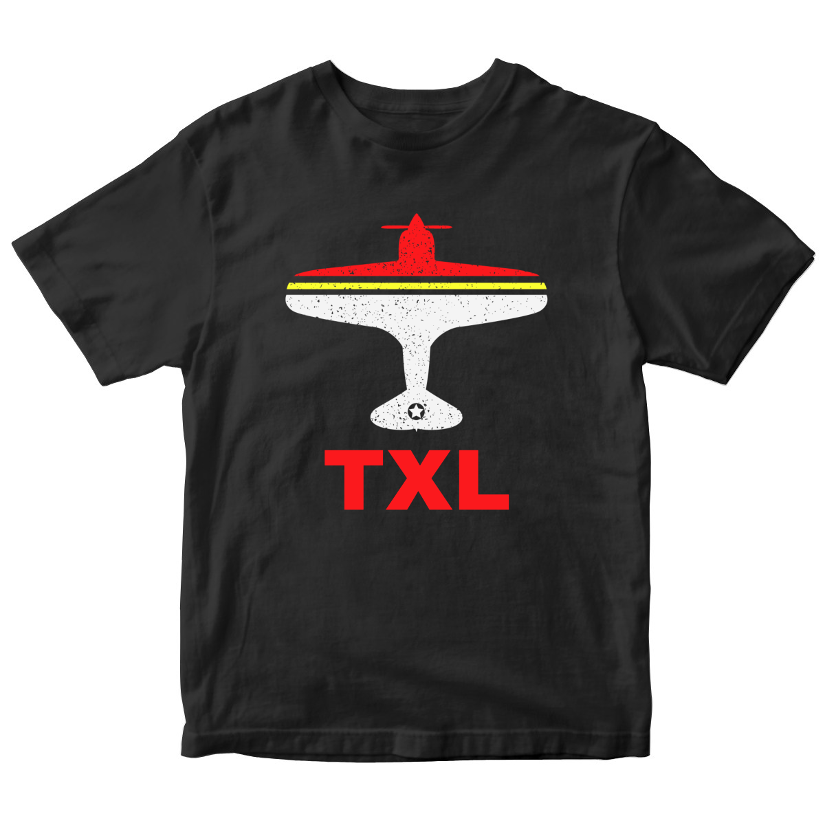 Fly Berlin TXL Airport  Kids T-shirt | Black