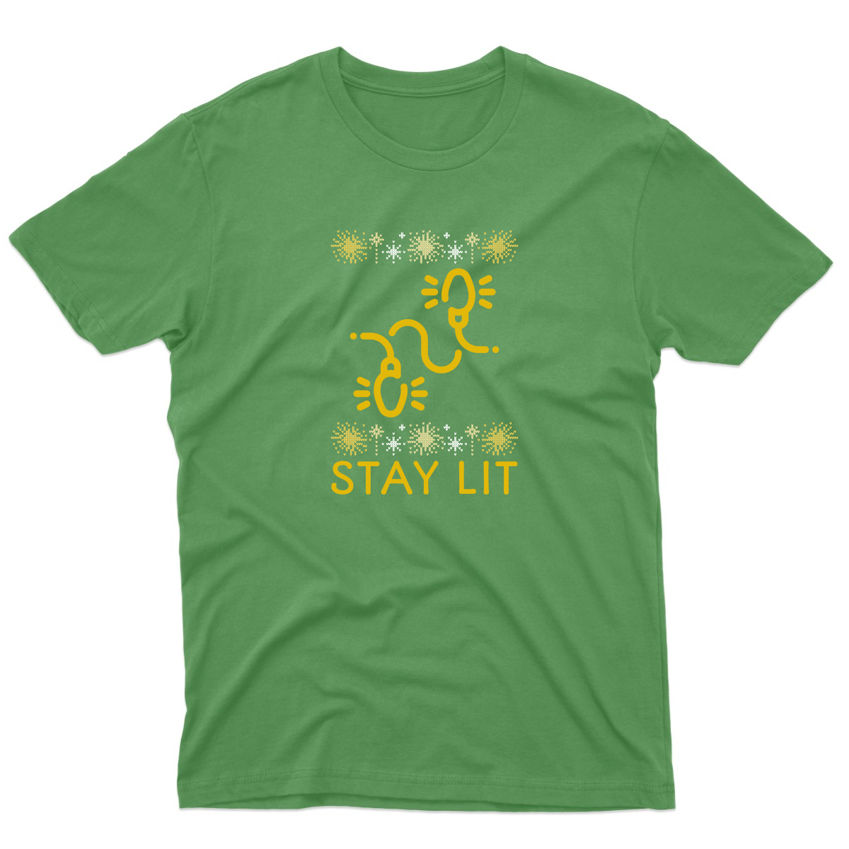 Stay Lit Men's T-shirt | Green