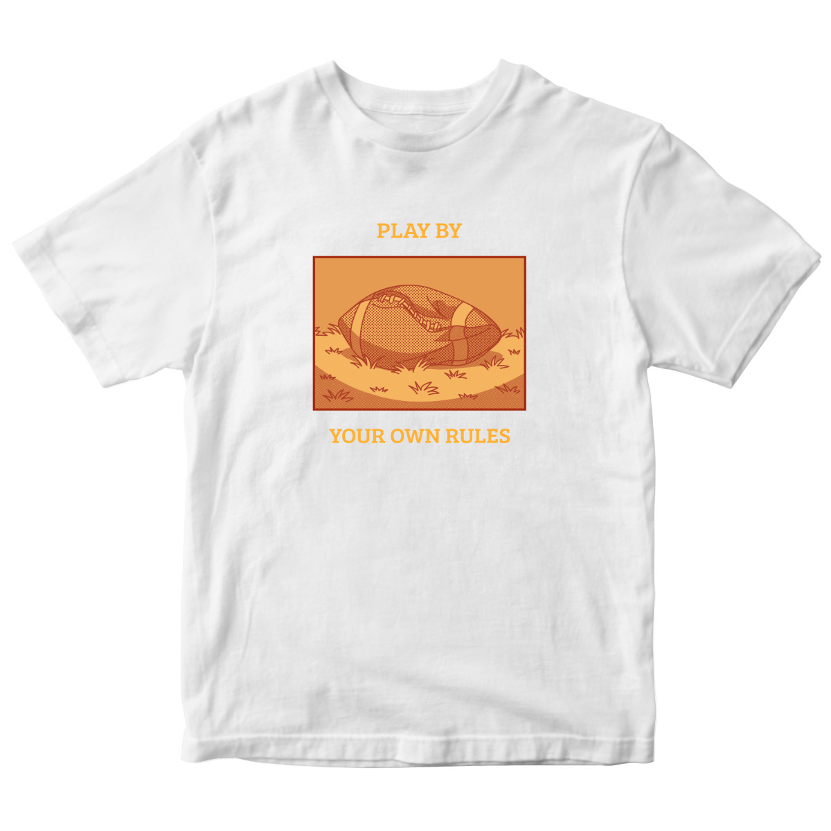 Play By Your Own Rules Kids T-shirt | White