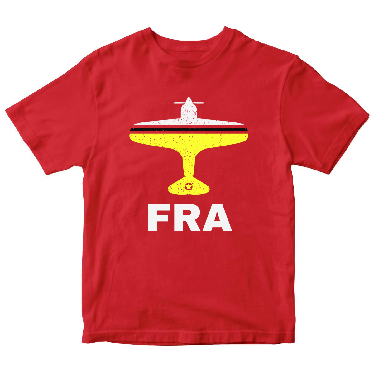 Fly Frankfurt FRA Airport  Kids T-shirt | Red