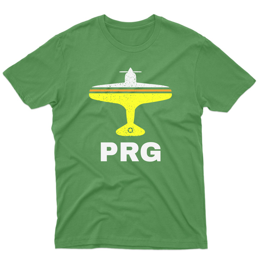 Fly Prague PRG Airport Men's T-shirt | Green