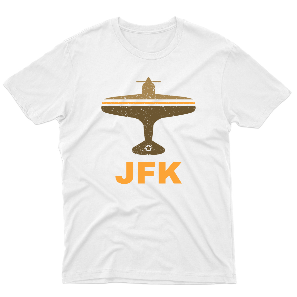 Fly New York JFK Airport Men's T-shirt | White