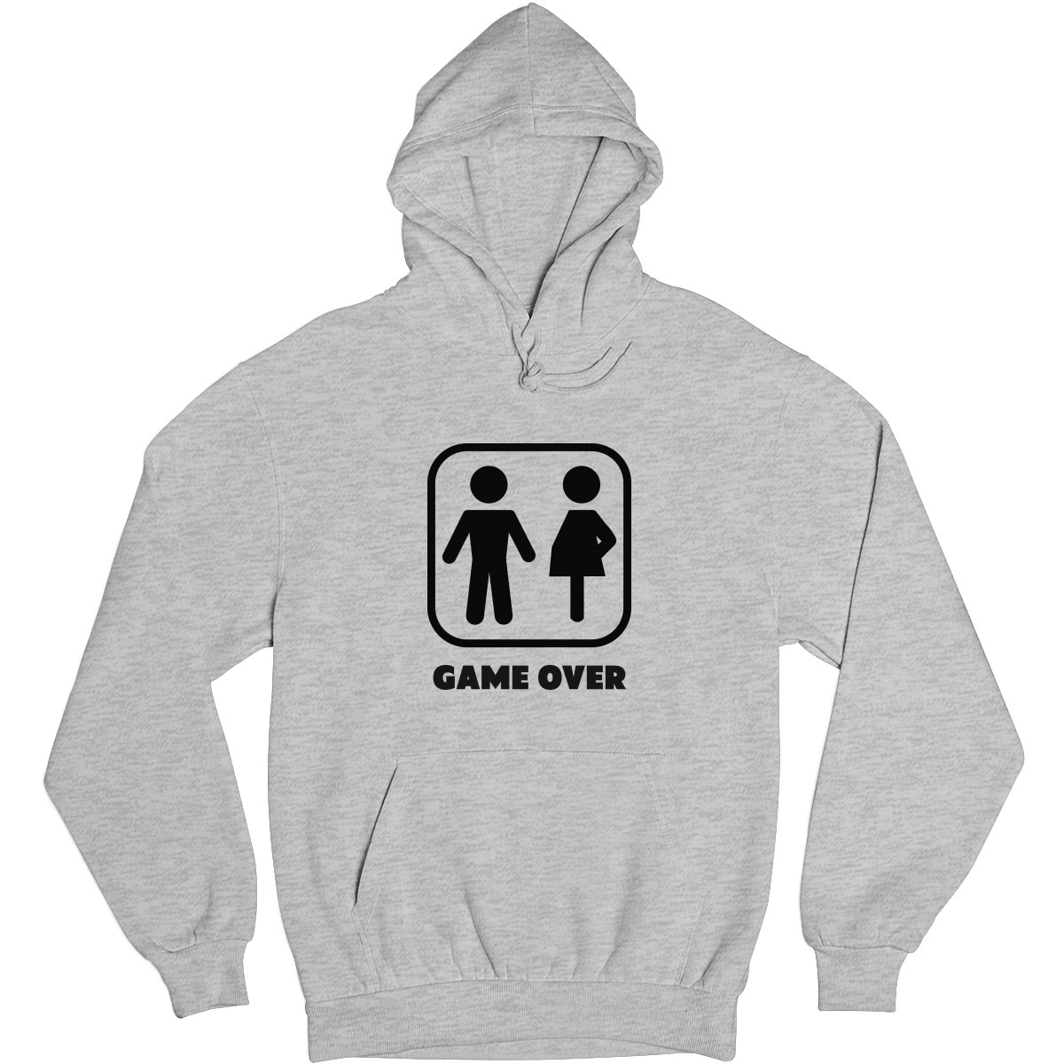 Game Over  Unisex Hoodie | Gray