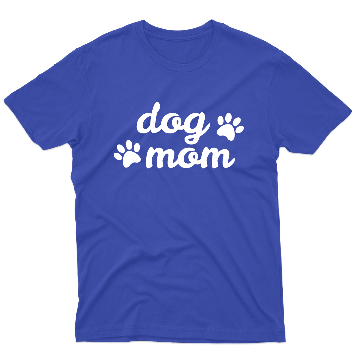Dog Mom Men's T-shirt | Blue