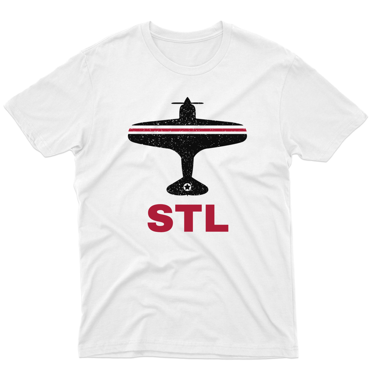 Fly St. Louis STL Airport Men's T-shirt | White