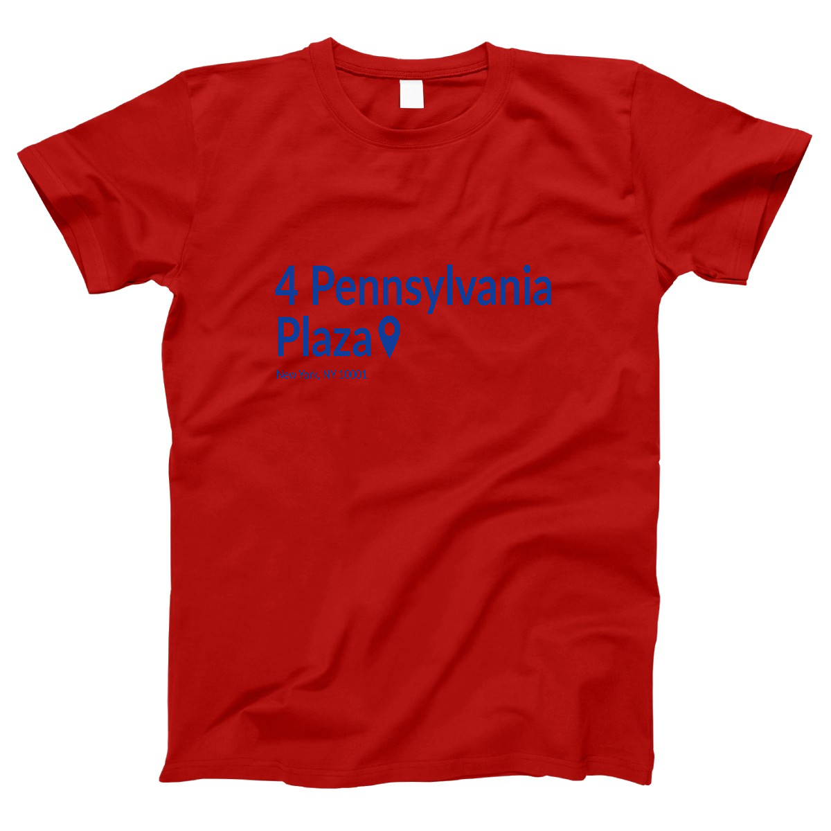New York Basketball Stadium Women's T-shirt | Red