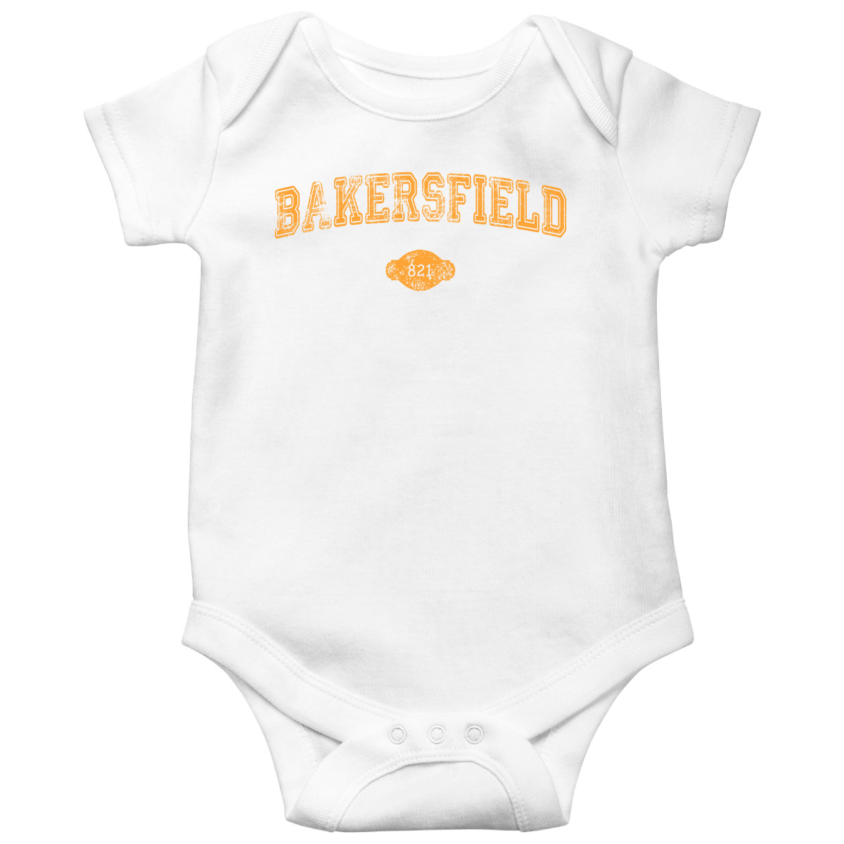 Bakersfield 1898 Represent Baby Bodysuits | White