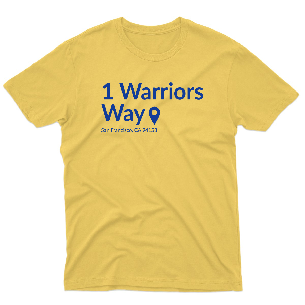 Golden State Basketball Stadium  Men's T-shirt | Yellow