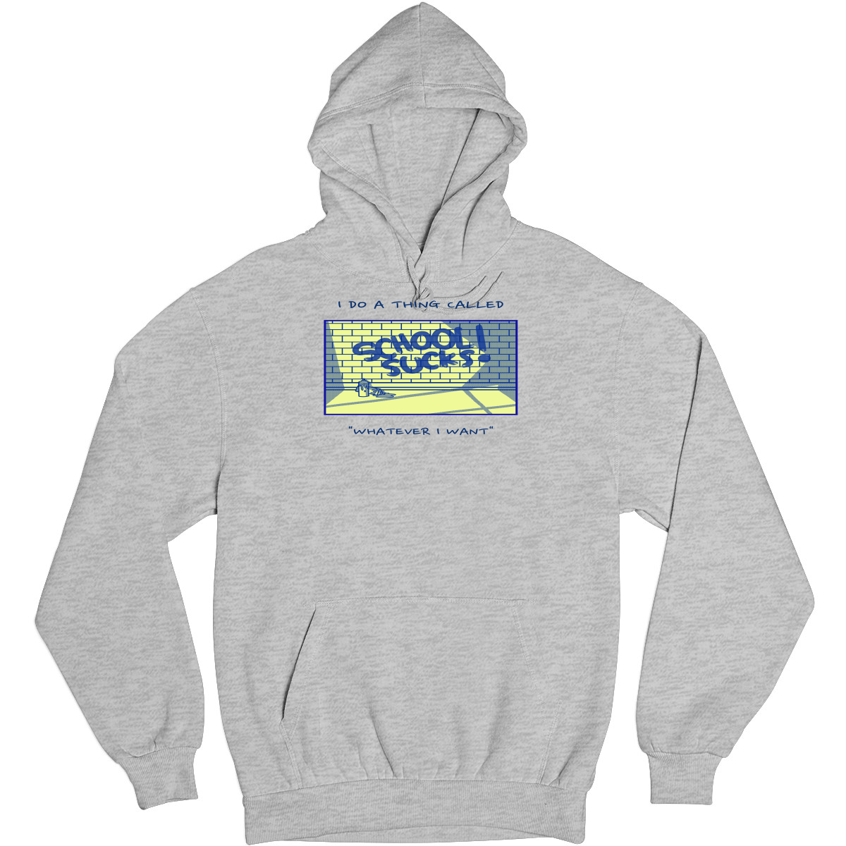 I Do A Thing Called Whatever I Want Unisex Hoodie | Gray
