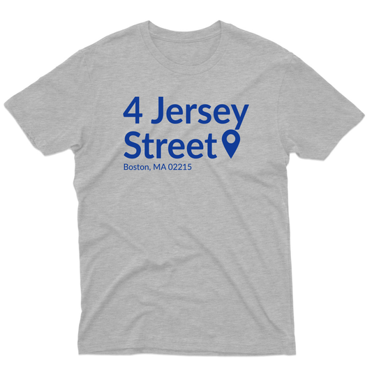 Boston Baseball Stadium Men's T-shirt | Gray