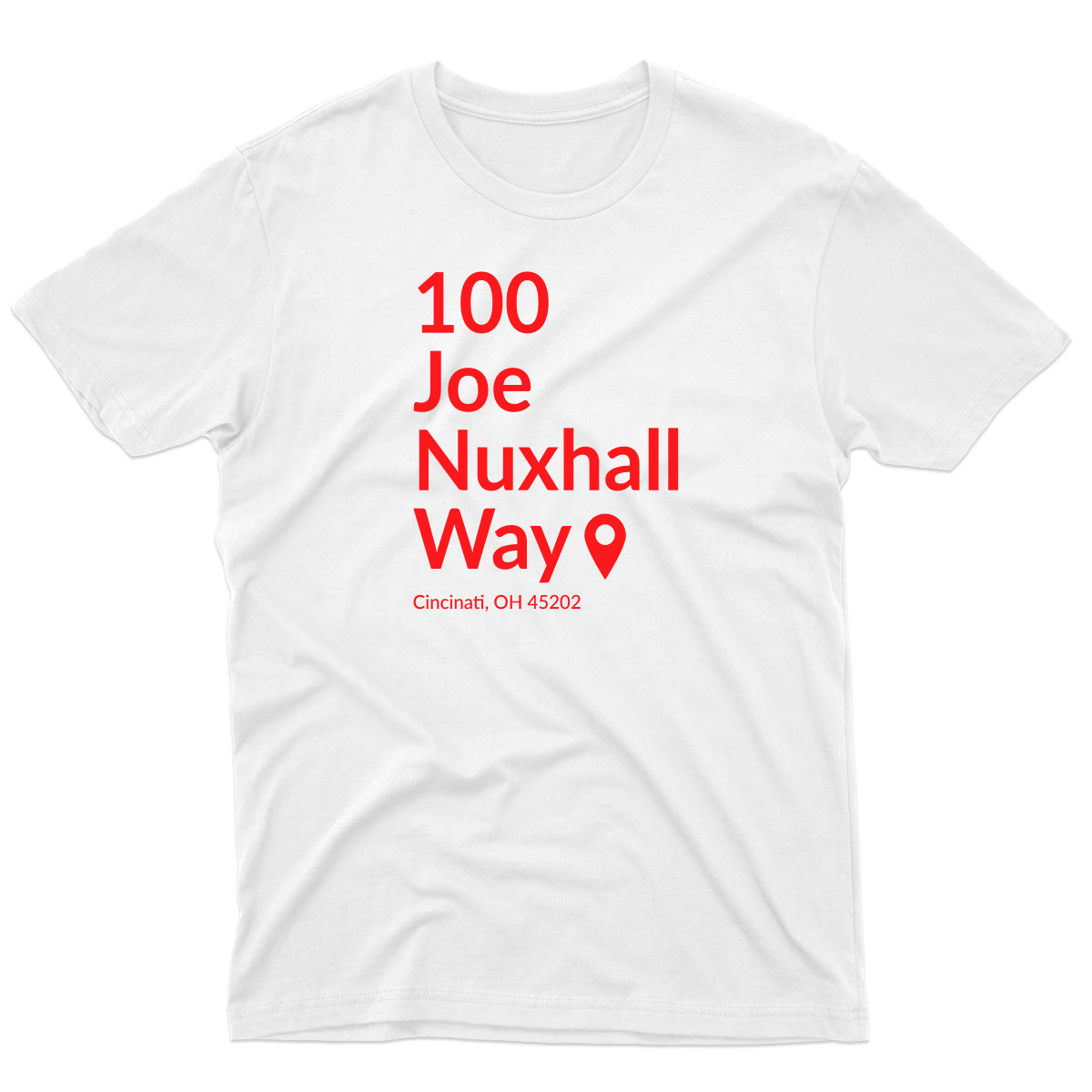 Cincinnati Baseball Stadium Men's T-shirt | White