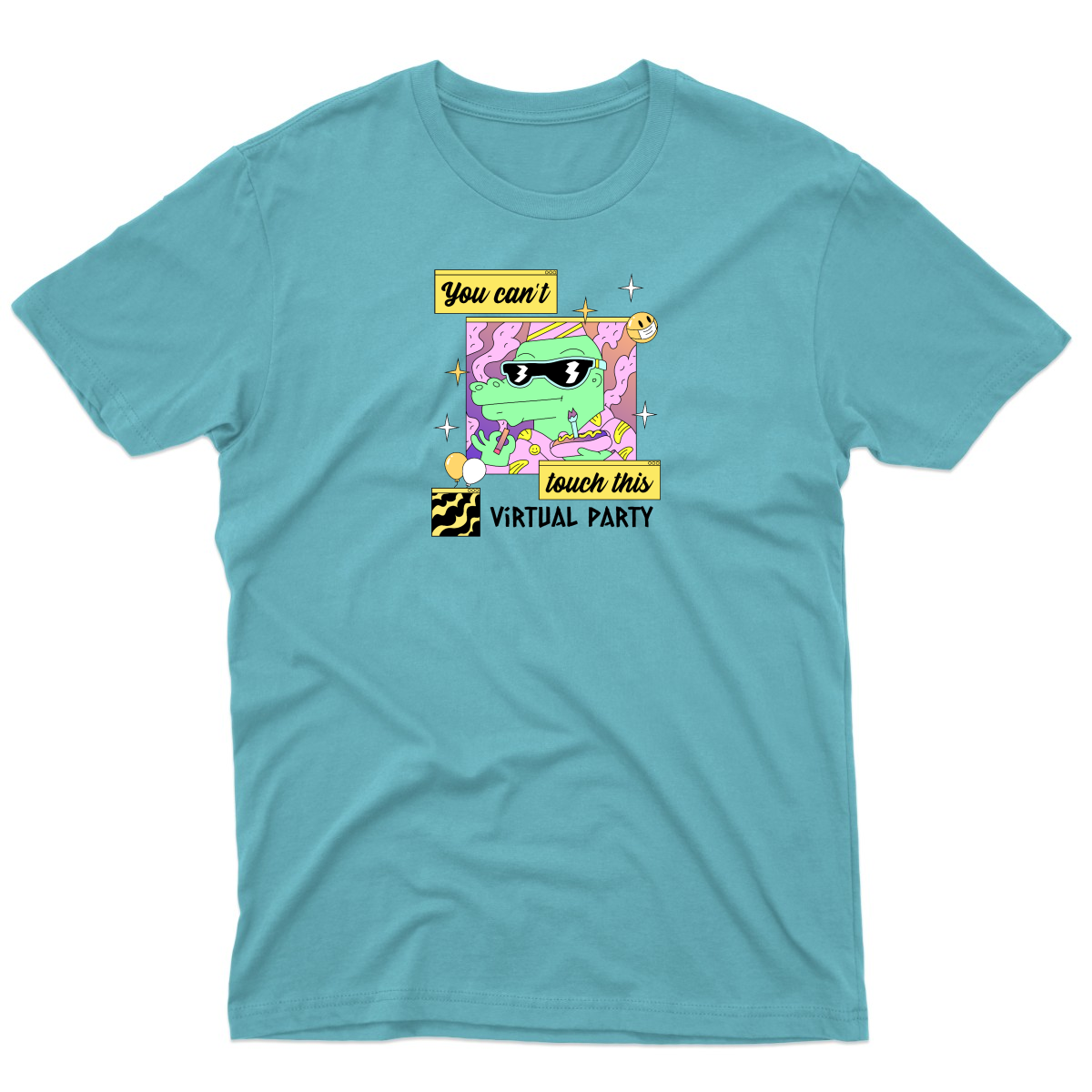 You Can't Touch This Men's T-shirt | Turquoise