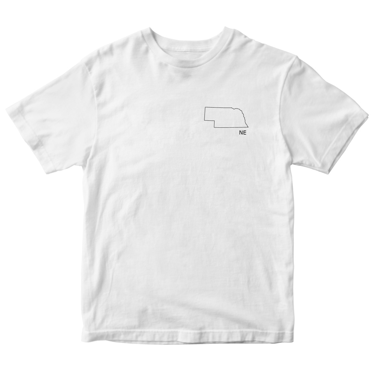 Nebraska Kids T-shirt | White