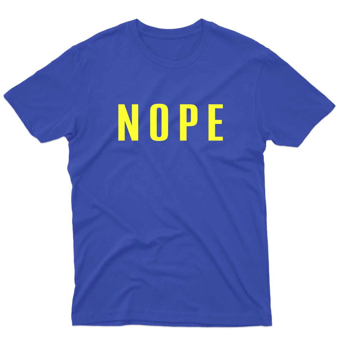 Nope Men's T-shirt | Blue
