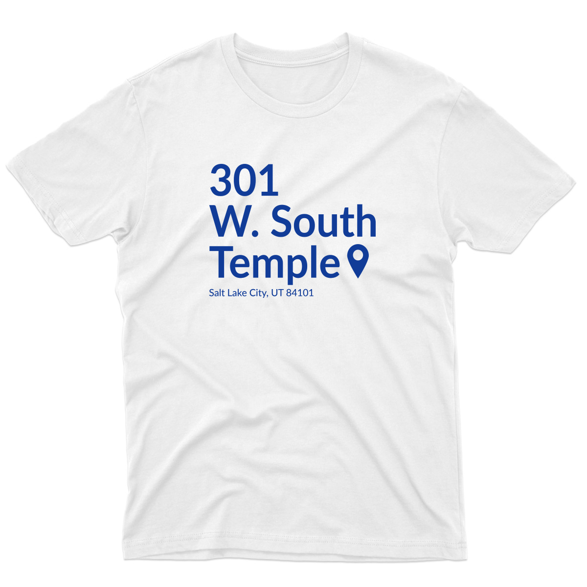 Utah Basketball Stadium Men's T-shirt | White