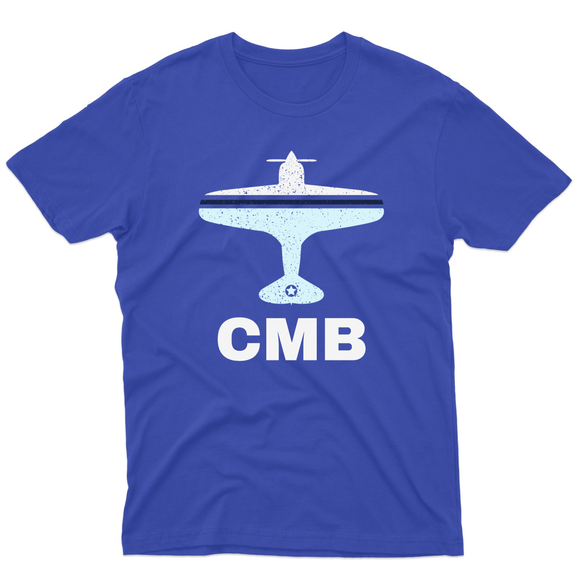 Fly Colombo CMB Airport Men's T-shirt | Blue