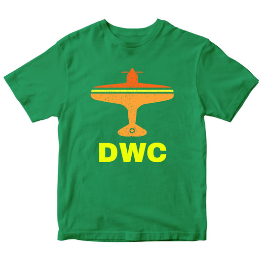 Fly Dubai DWC Airport  Kids T-shirt | Green