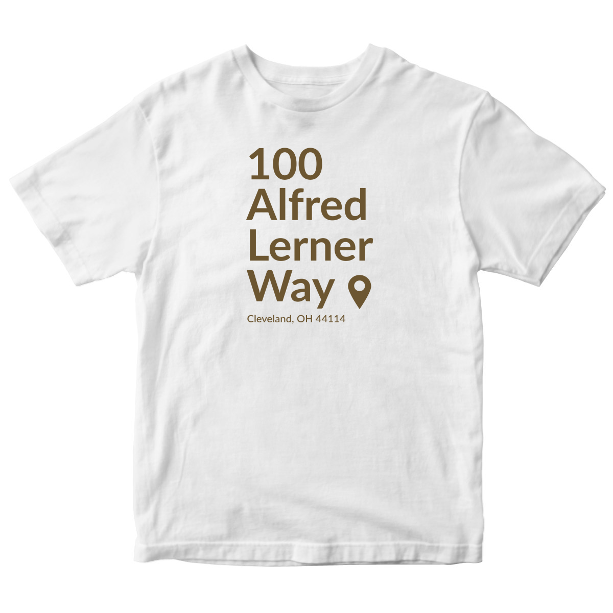 Cleveland Football Stadium Kids T-shirt | White