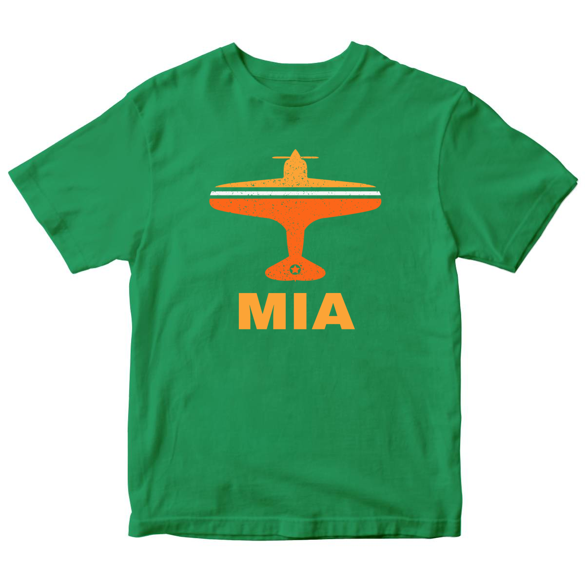 Fly Miami MIA Airport Kids T-shirt | Green