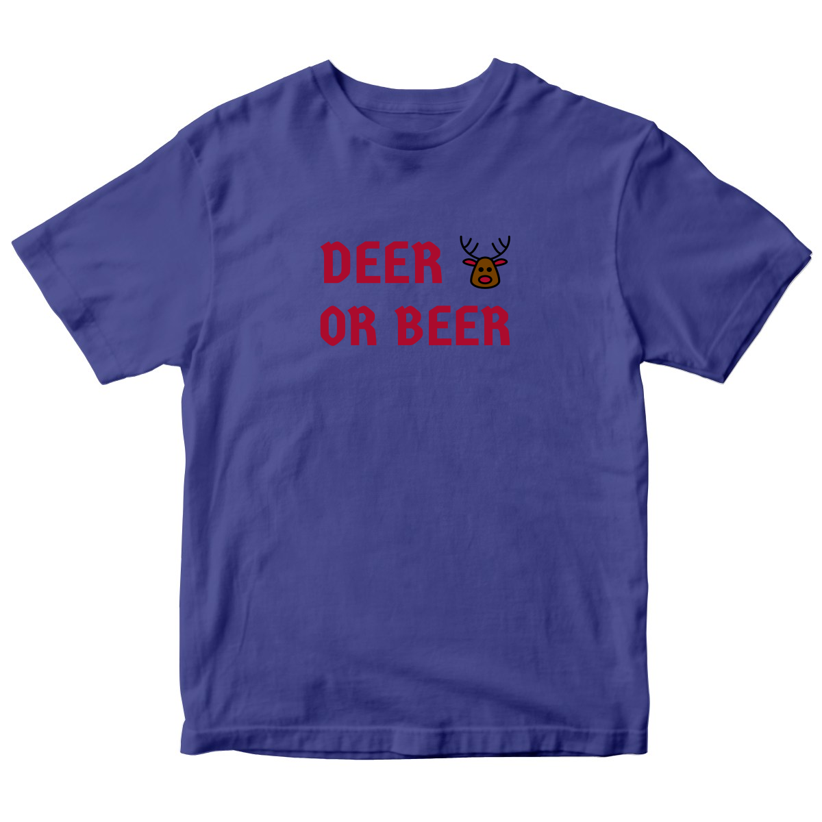 I Don't Have a Red Nose Kids T-shirt | Blue
