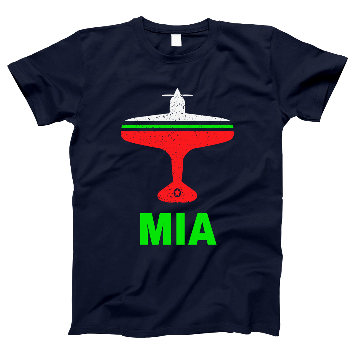 Fly Miami MIA Airport Women's T-shirt | Navy